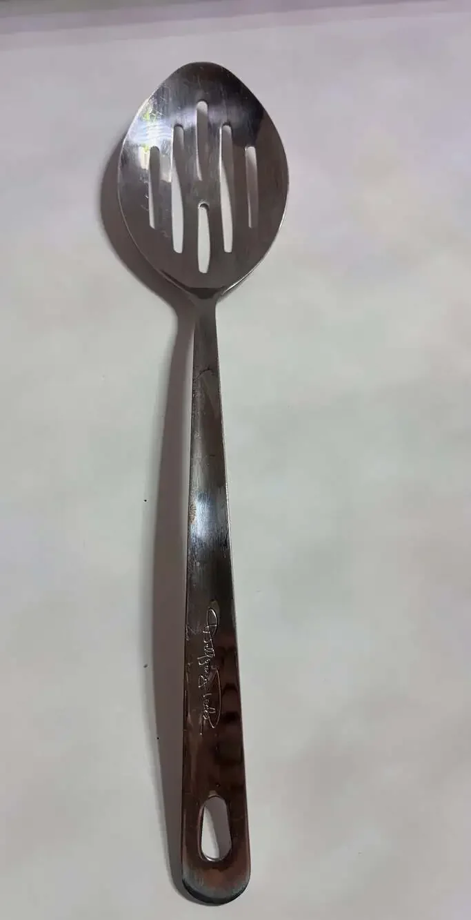 Wolfgang Puck Stainless Steel Slotted Serving Spoon